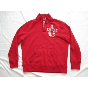 Men's American Eagle Outfitters 1/4 Zip Y2K Pullover Sweater Size XL (MS6)